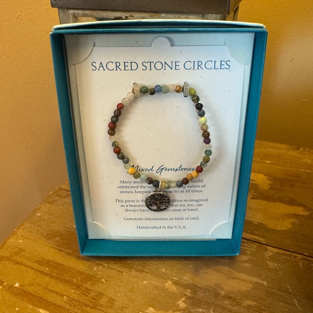 Genuine gemstones bracelet